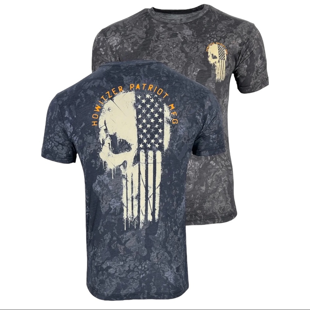 Howitzer Style Men's T-Shirt Alpha Patriot Military Grunt MFG